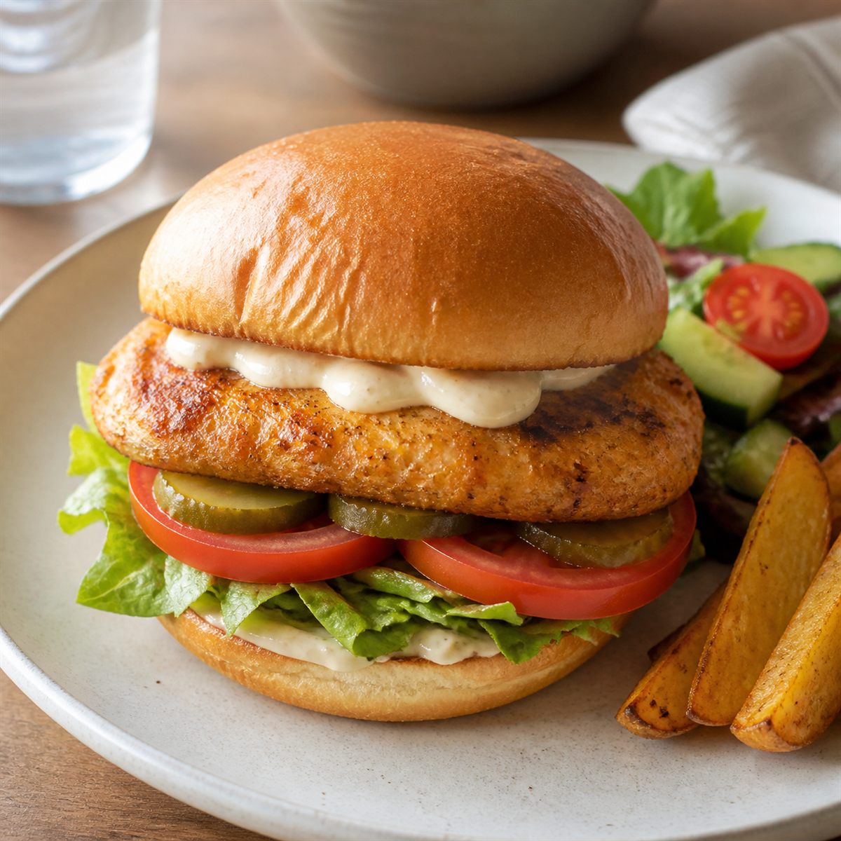 15-Minute Juicy Chicken Burger