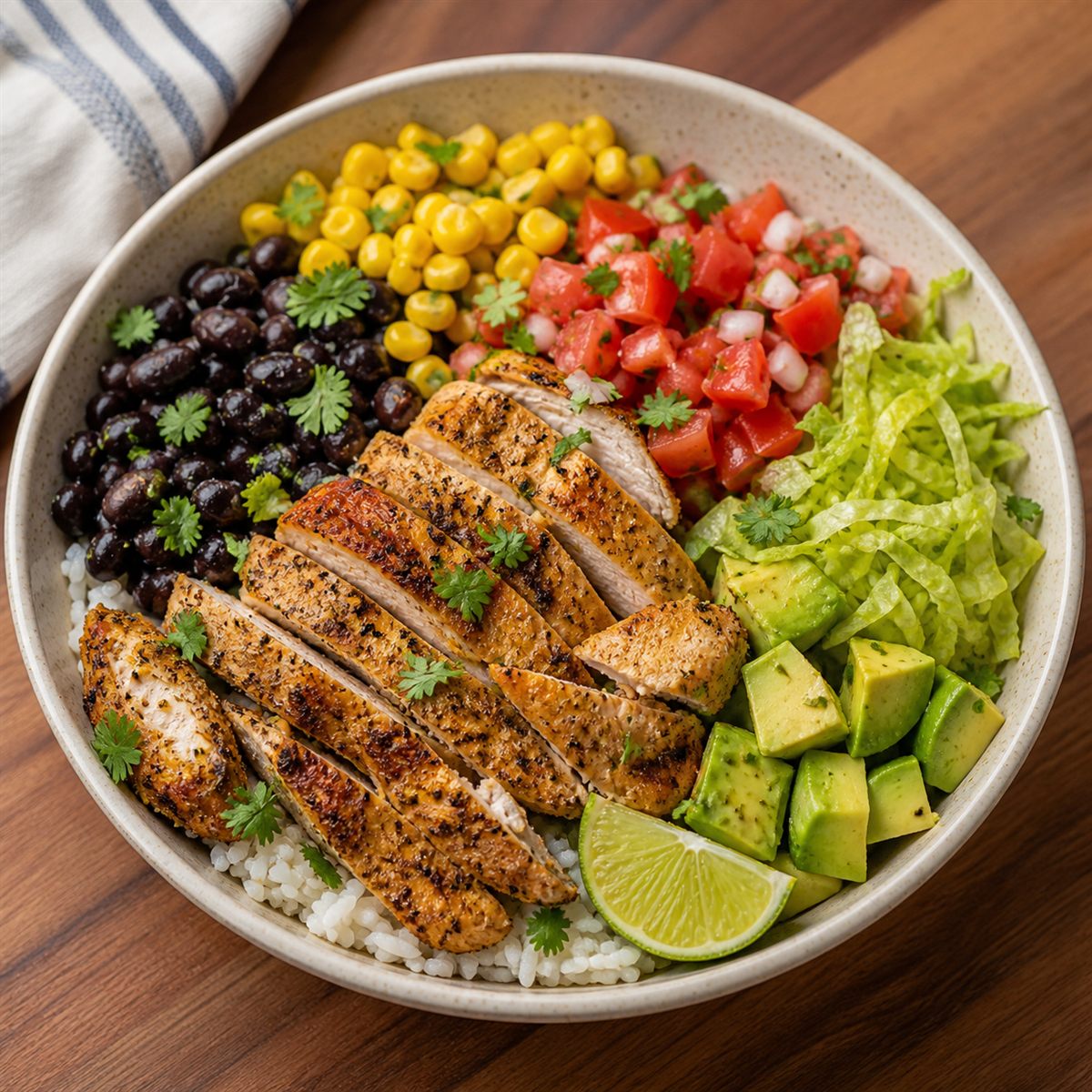 20-Minute Chicken Taco Bowl