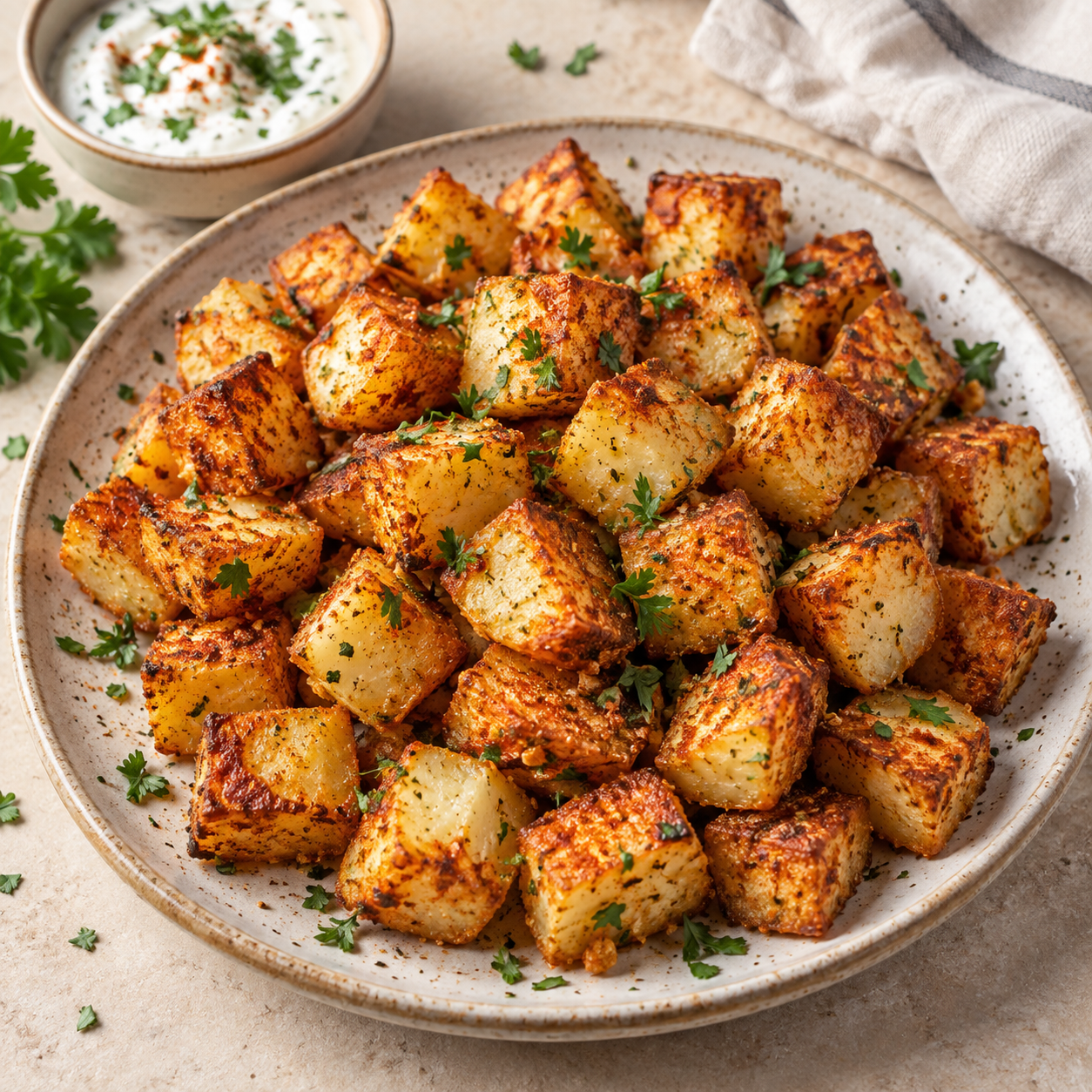 Air Fryer Crispy Potato Bites