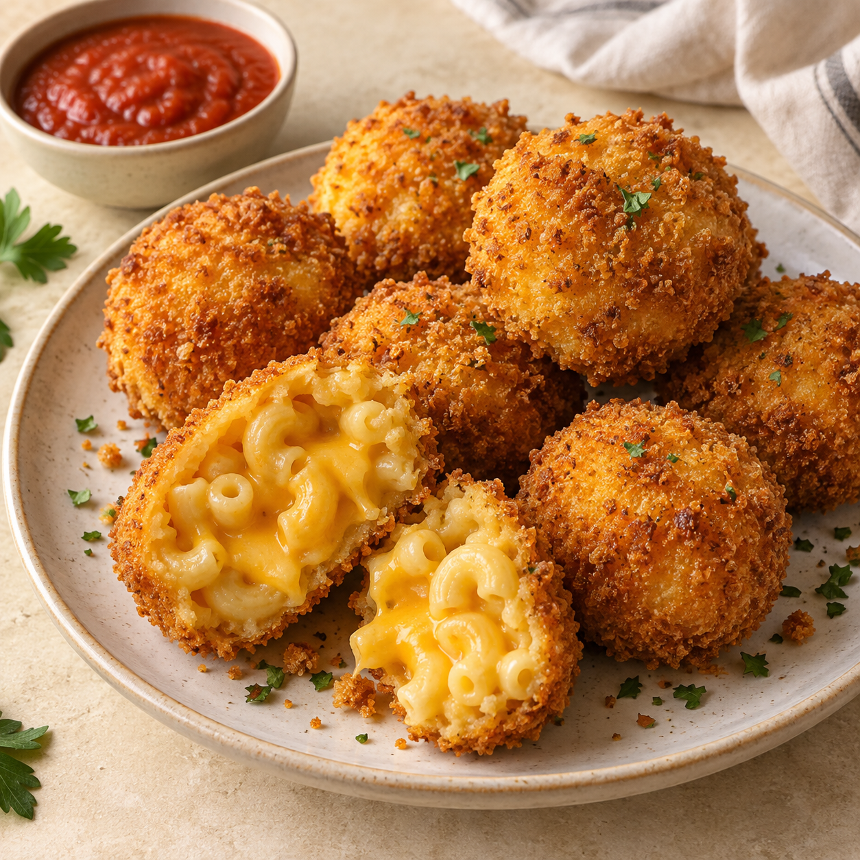 Air Fryer Mac & Cheese Bites