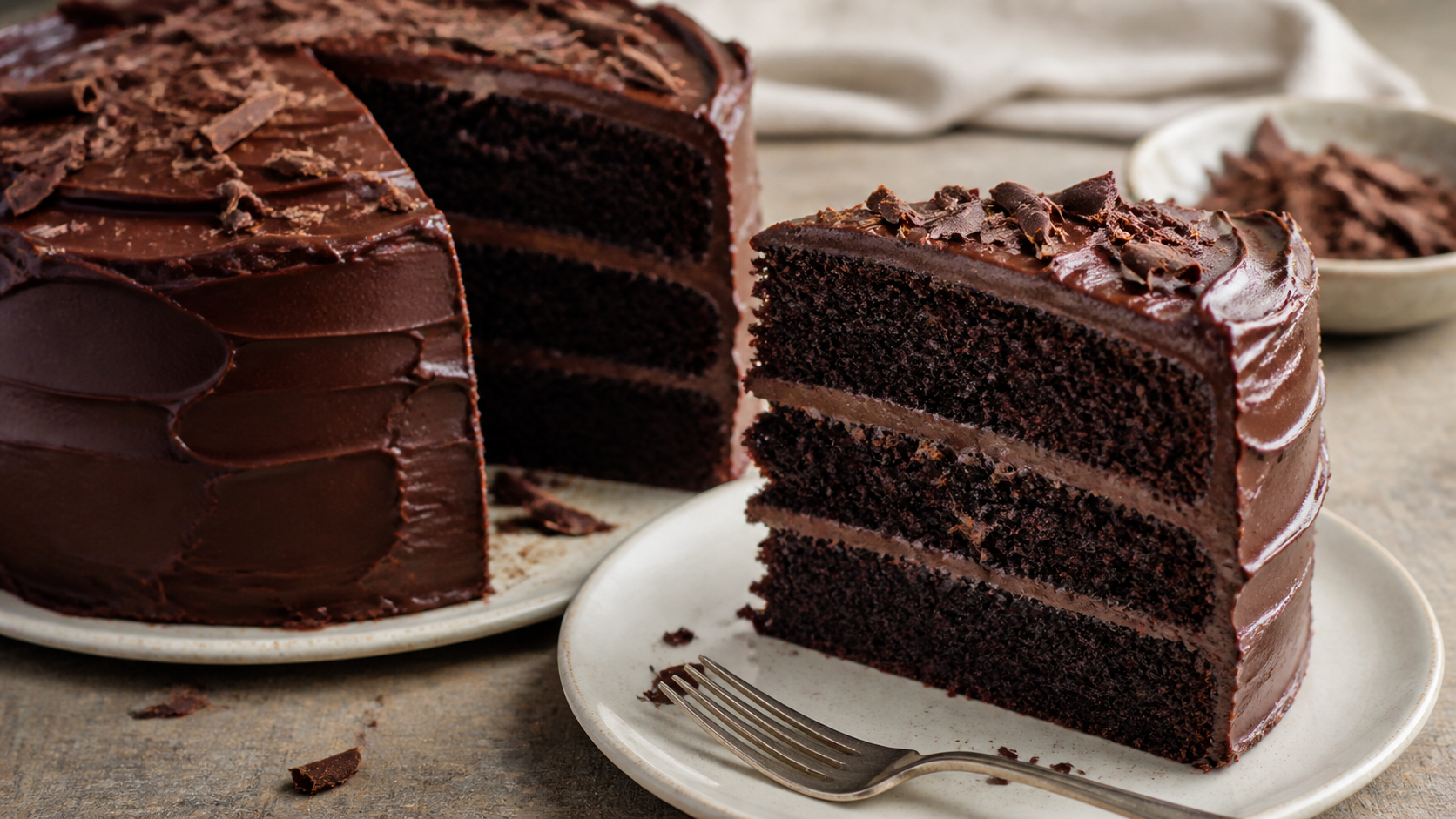 Classic Chocolate Fudge Cake