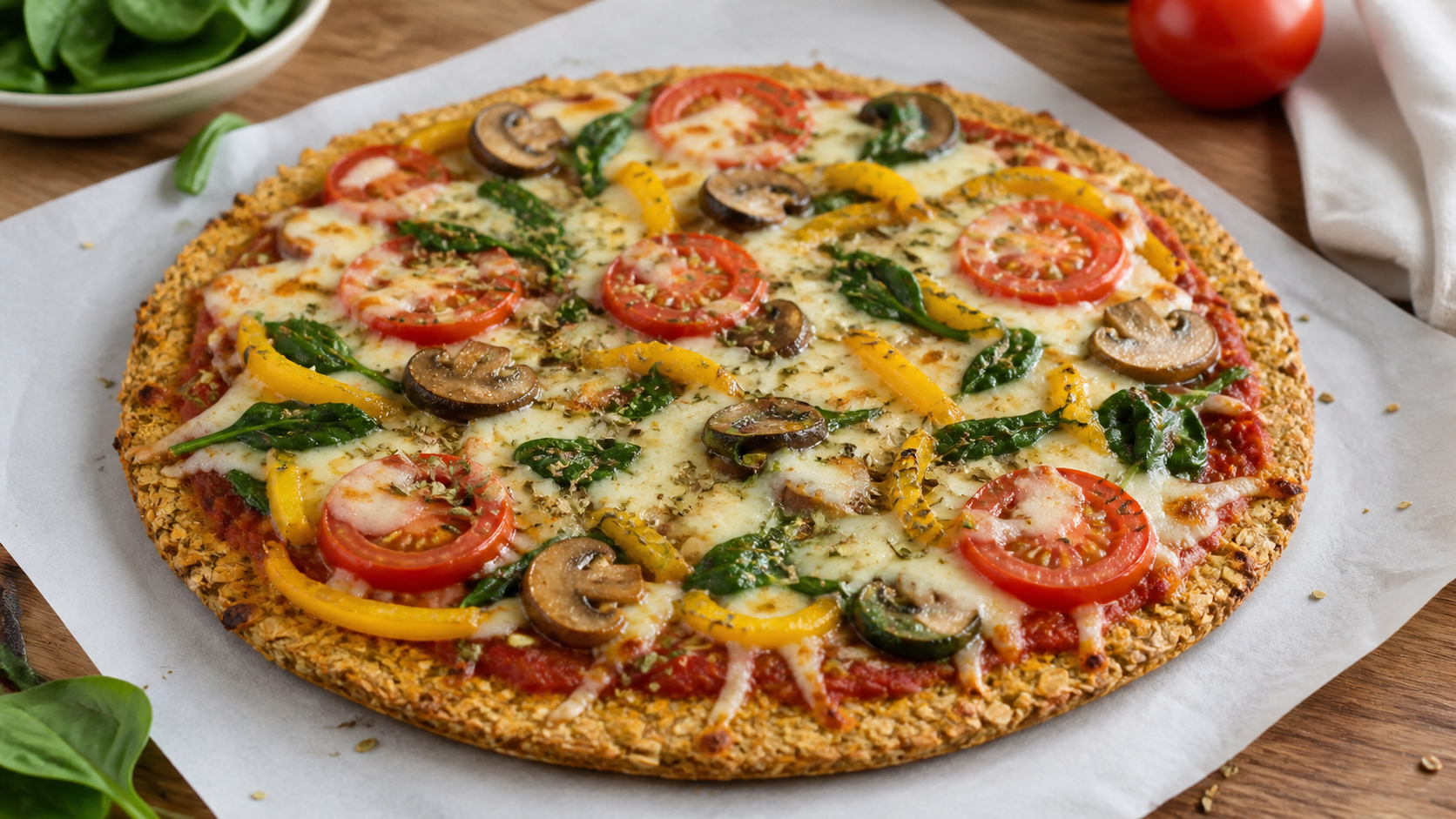 Healthy Oats Pizza